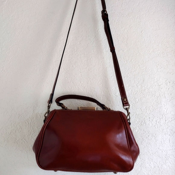 Patricia Nash Gracchi Leather Satchel - Picture 8 of 12